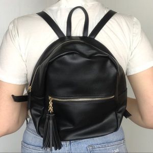 forever 21 faux leather mini backpack